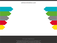 Tablet Screenshot of edinborotriathlon.com